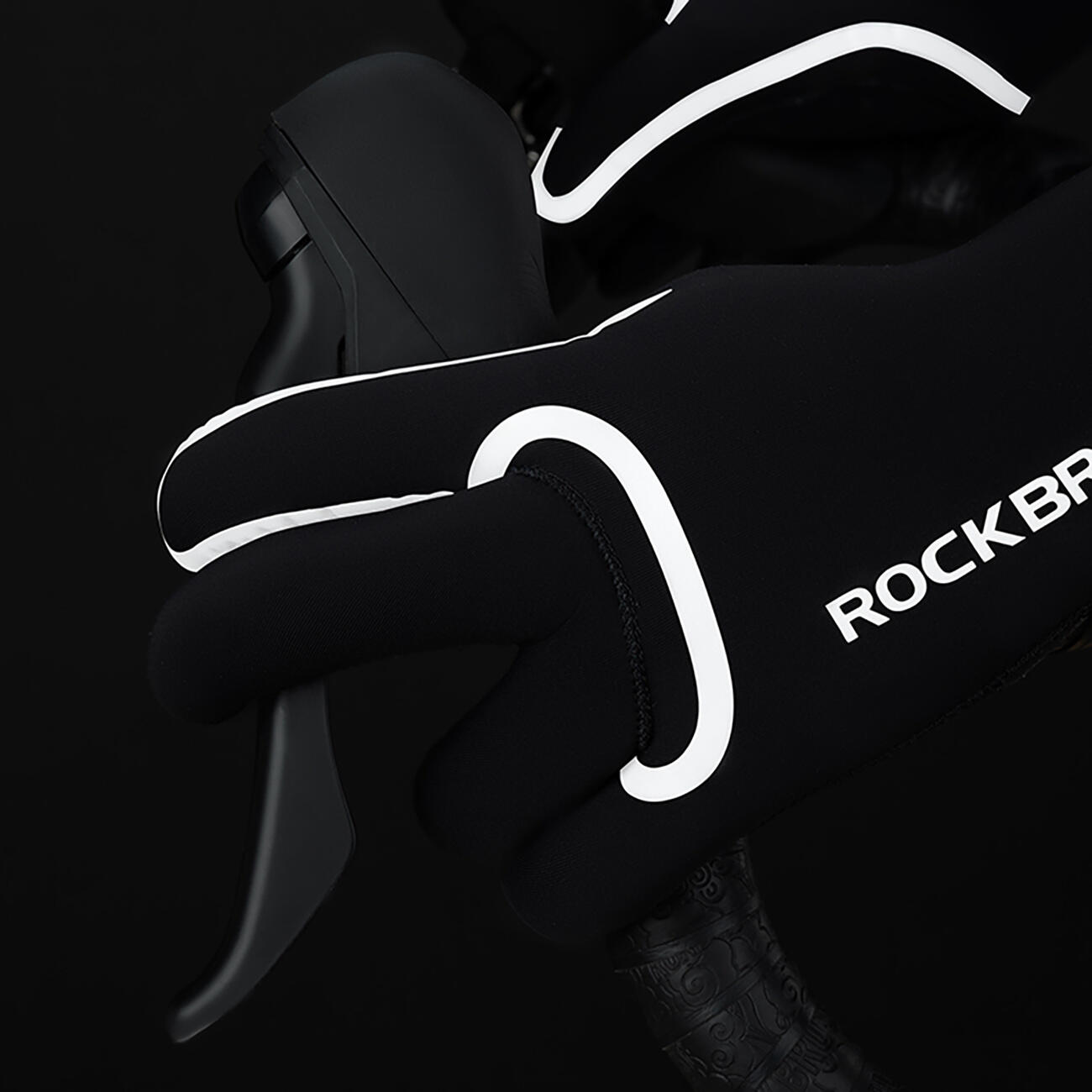 Guanti da ciclismo Rockbros pieni, impermeabili 4/7