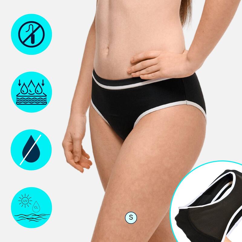 Bas de Maillot de Bain Menstruel Ado | Flux Moyen | Ava