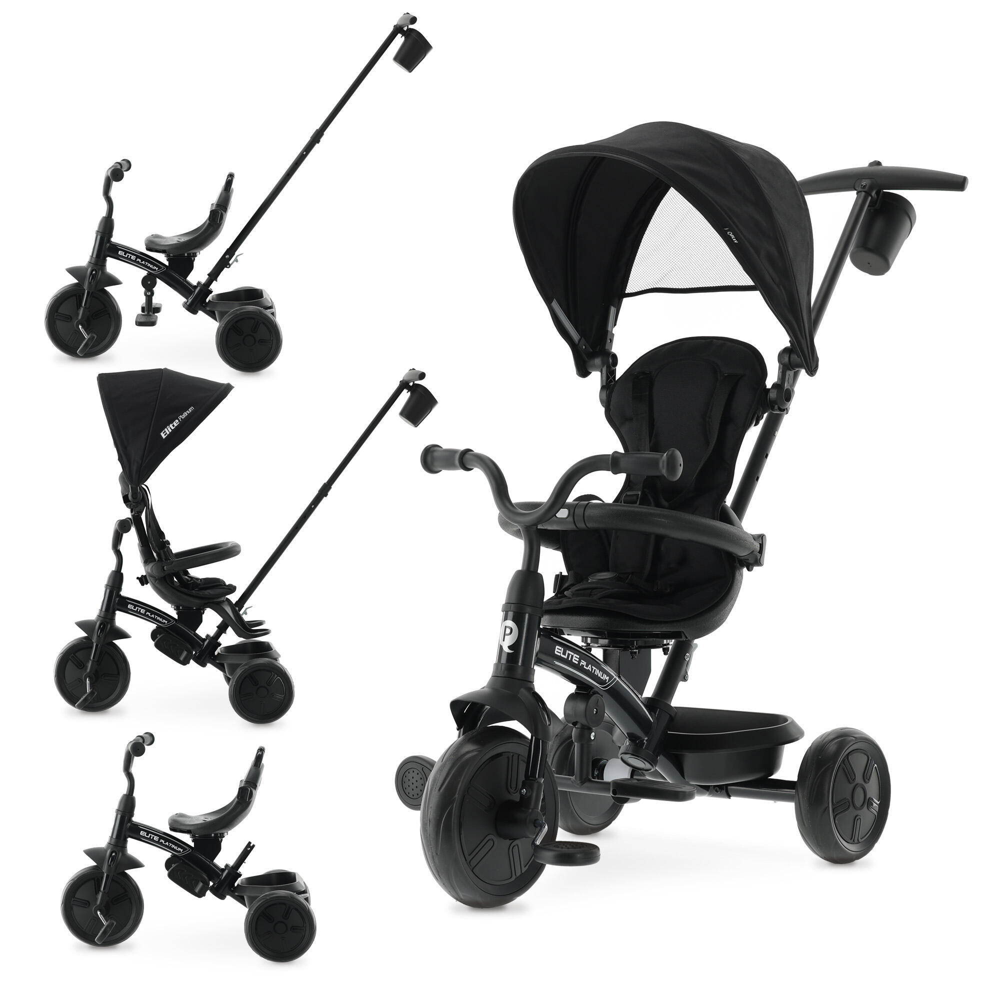 QPLAY Qplay Elite Platinum - Triciclo - Nero