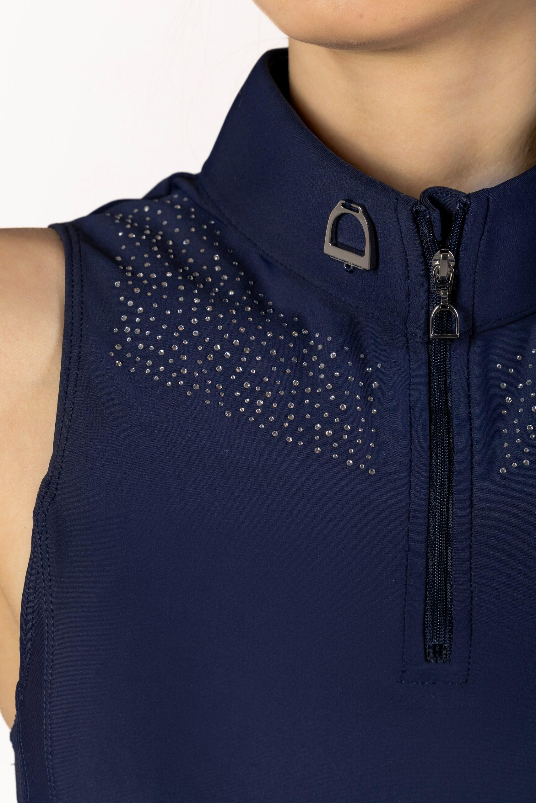 Gilet tecnico da equitazione senza maniche Crystal 2/4