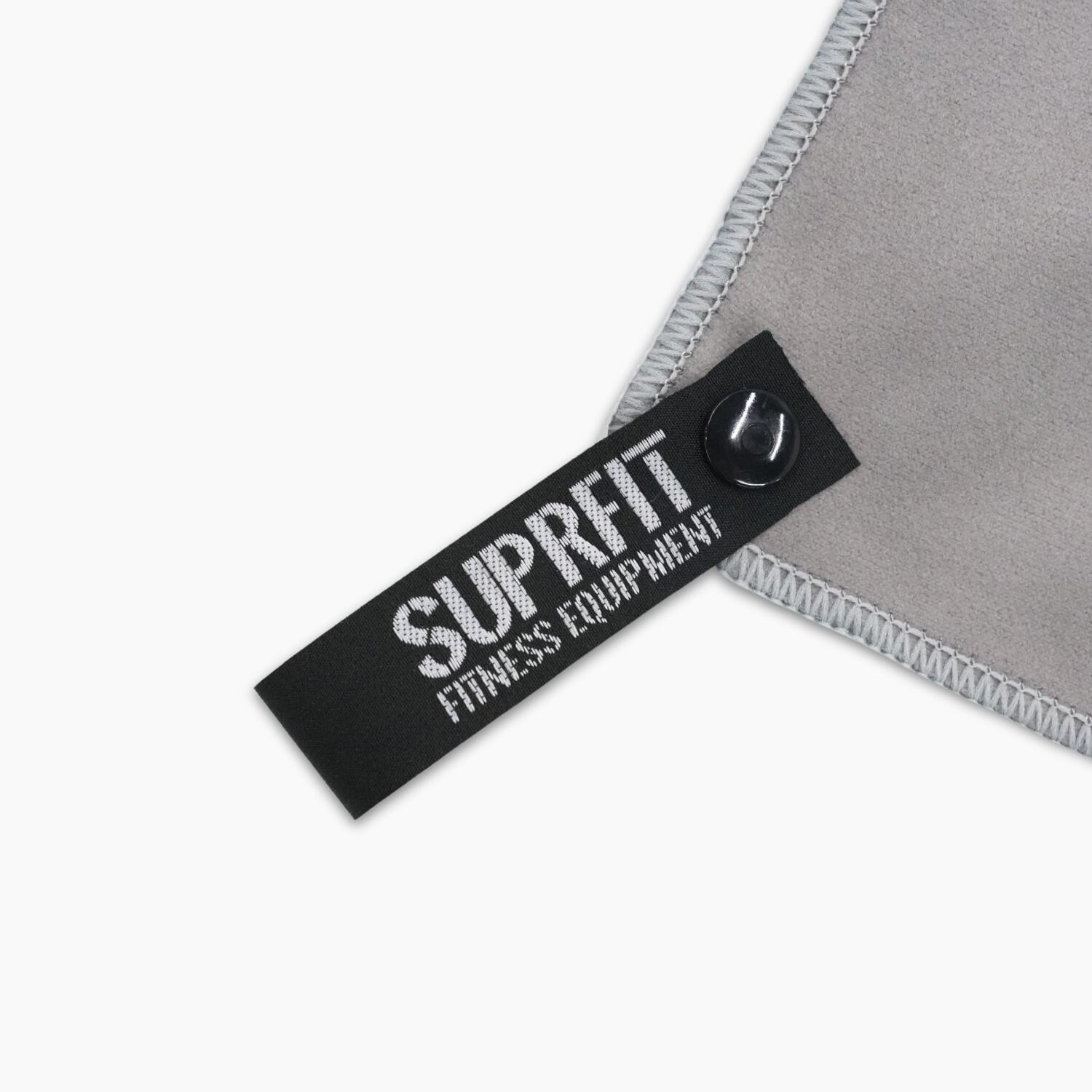 Serviette Sport Microfibre UPFIT 130x60 Cm Grise – Ultra Absorbante Et Séchage Rapide – Idéale Gym, Fitness, Yoga, Voyage