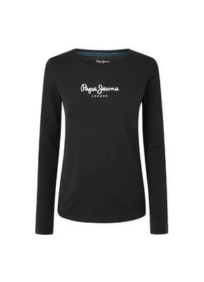 Dames-t-shirt met lange mouwen pepe jeans new virginia n