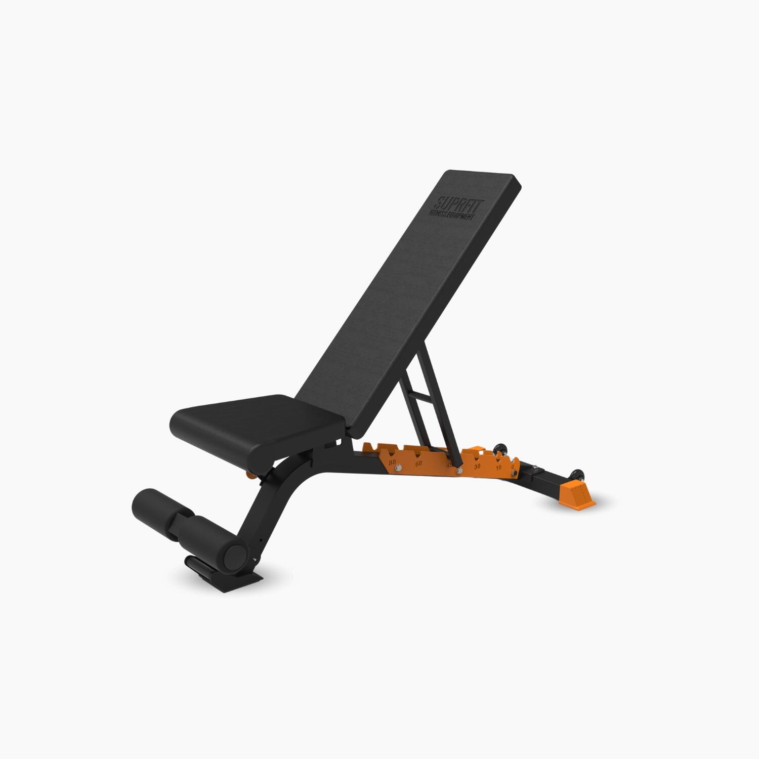 Banco de musculação suprfit flex home com encosto ajustável