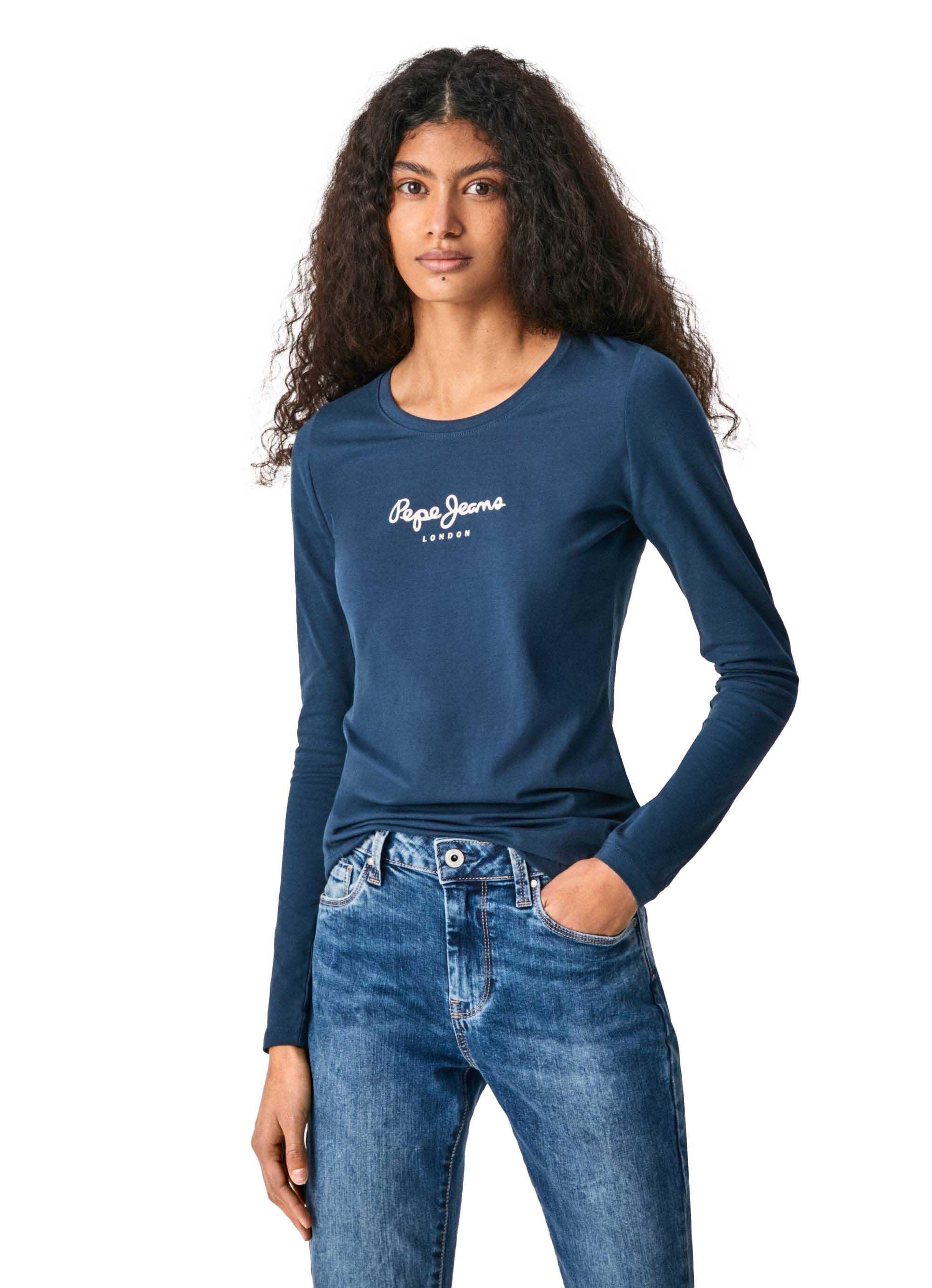 T-shirt manches longues femme Pepe Jeans New Virginia N 3/4