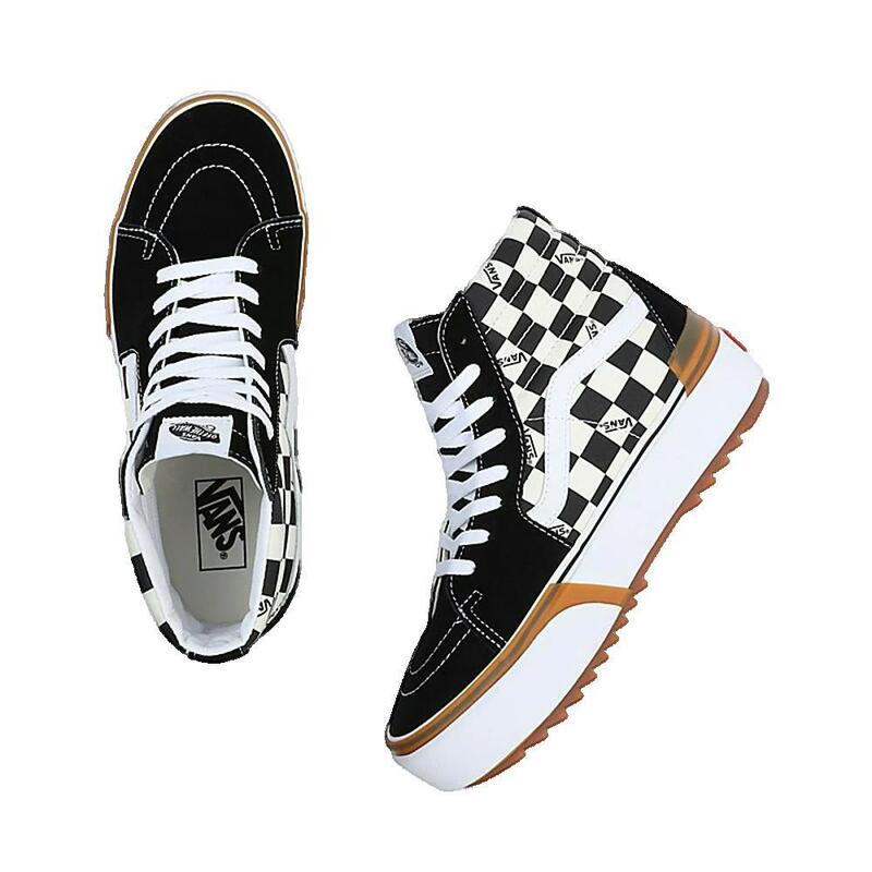 Pantofi Vans Checkerboard Negru și Alb
