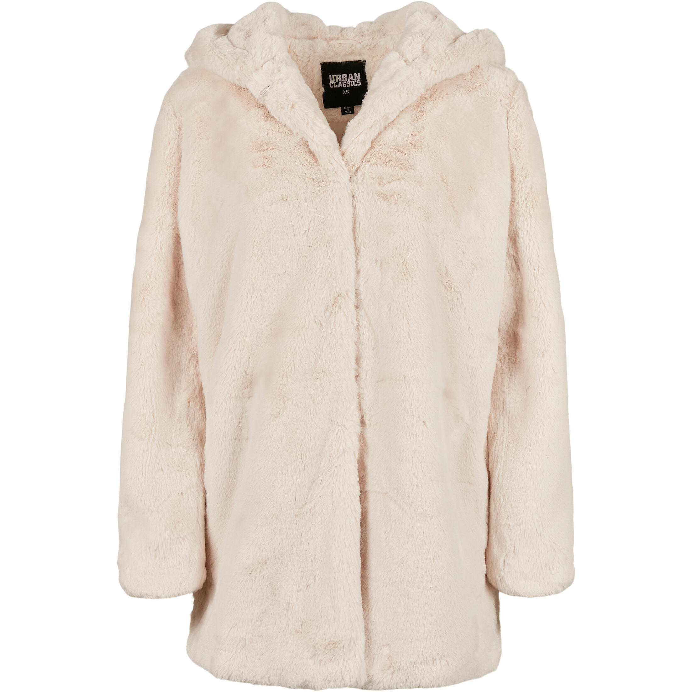 URBAN CLASSICS Giacca con cappuccio da donna Urban Classics teddy coat
