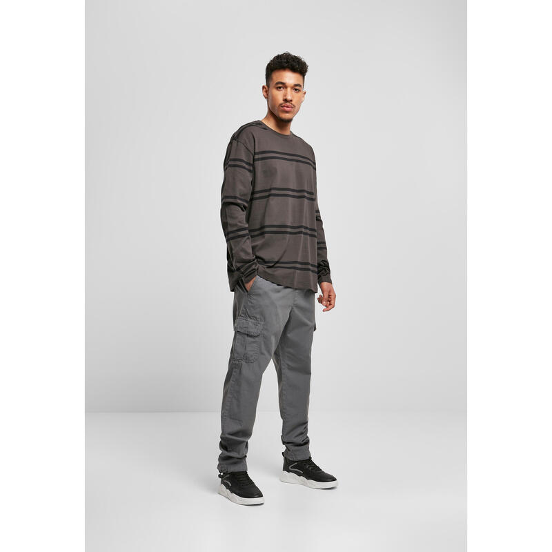 T-shirt manches longues Urban Classics oversized striped