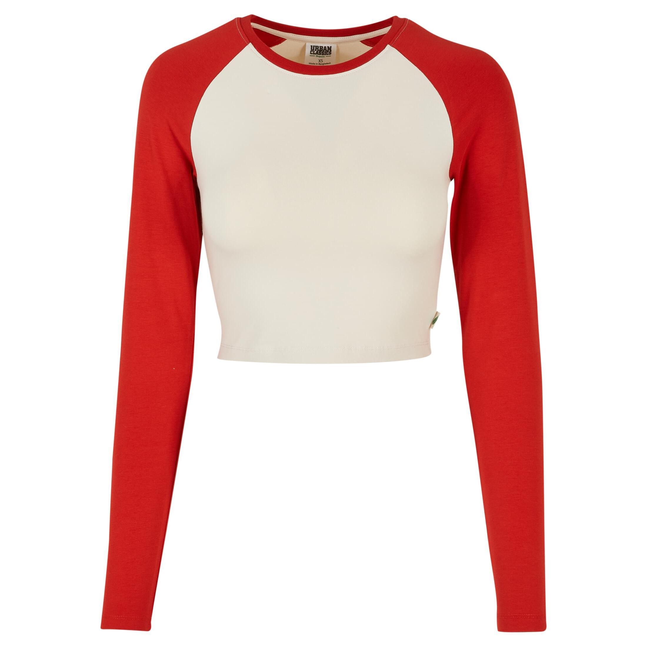 URBAN CLASSICS Maglietta bio a maniche lunghe da donna Urban Classics Retro Baseball