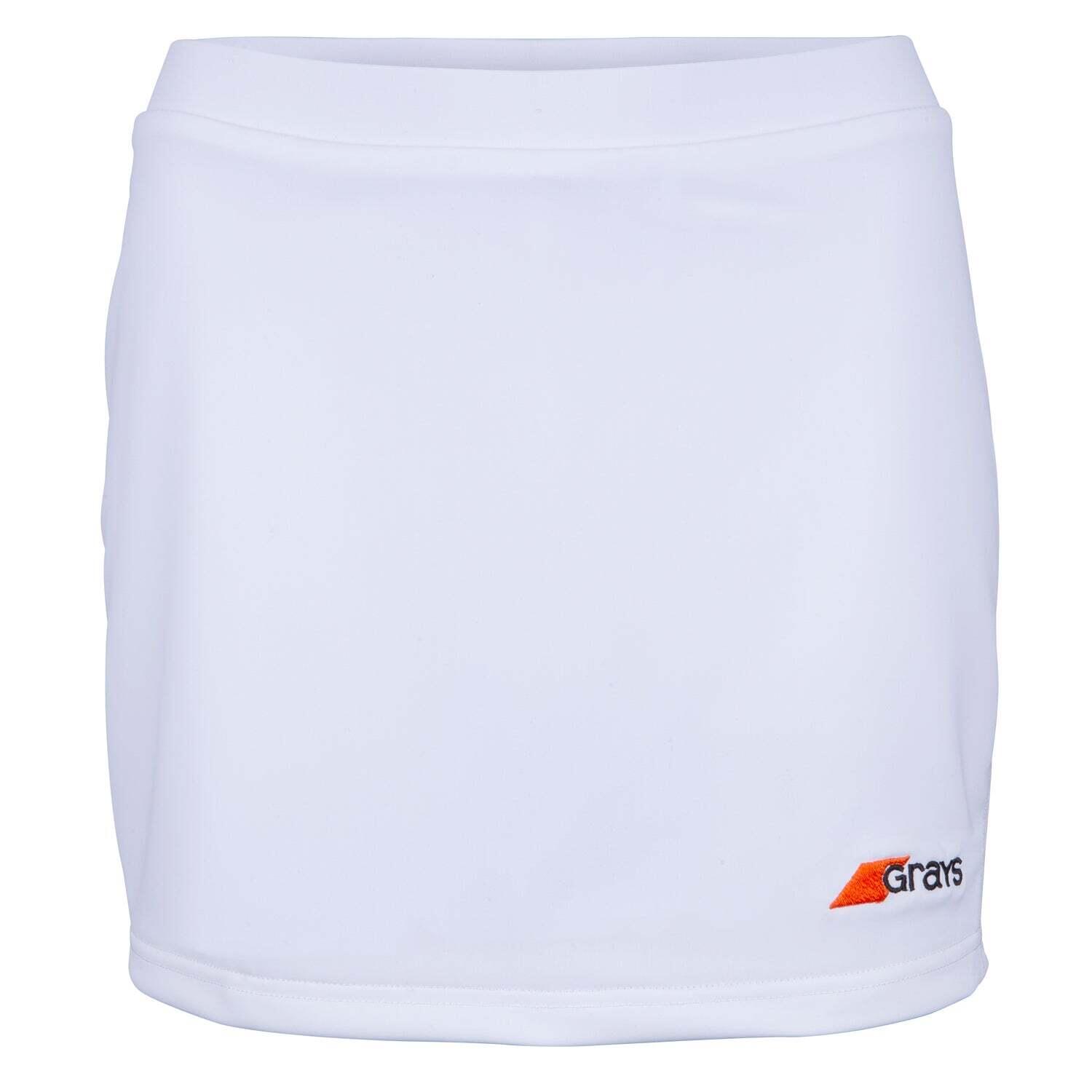Grays - Jupe-short Fille Grays Hockey Apex - Jupe Short - Blanc - 10 À 12 Ans - Decathlon