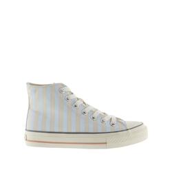 Baskets montantes imprimées à rayures femme Victoria Brillance