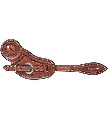 Paarden sporenriem met dubbel gat Tattini