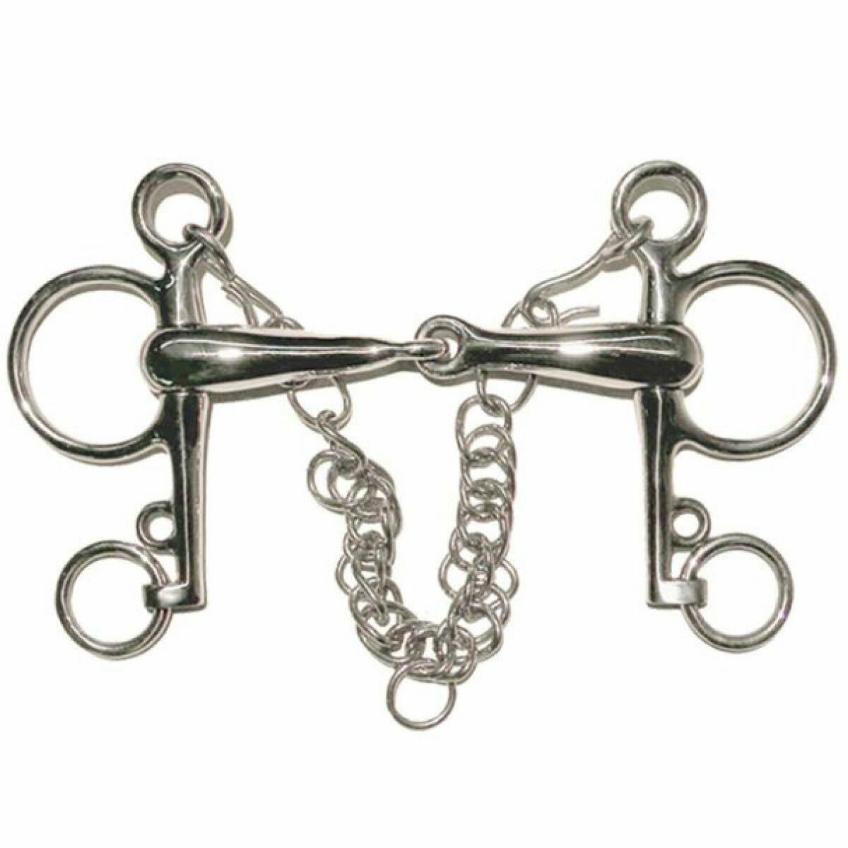 TATTINI Pelham kortbenig paard met stoepketting en haken Tattini