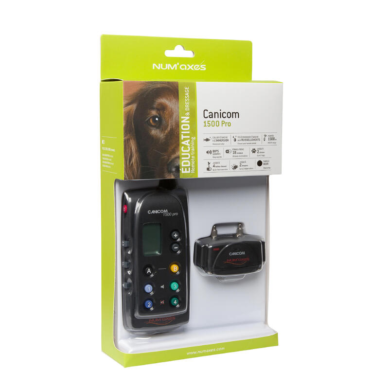 Collier de dressage pour chien Num'axes Canicom 1500 Pro