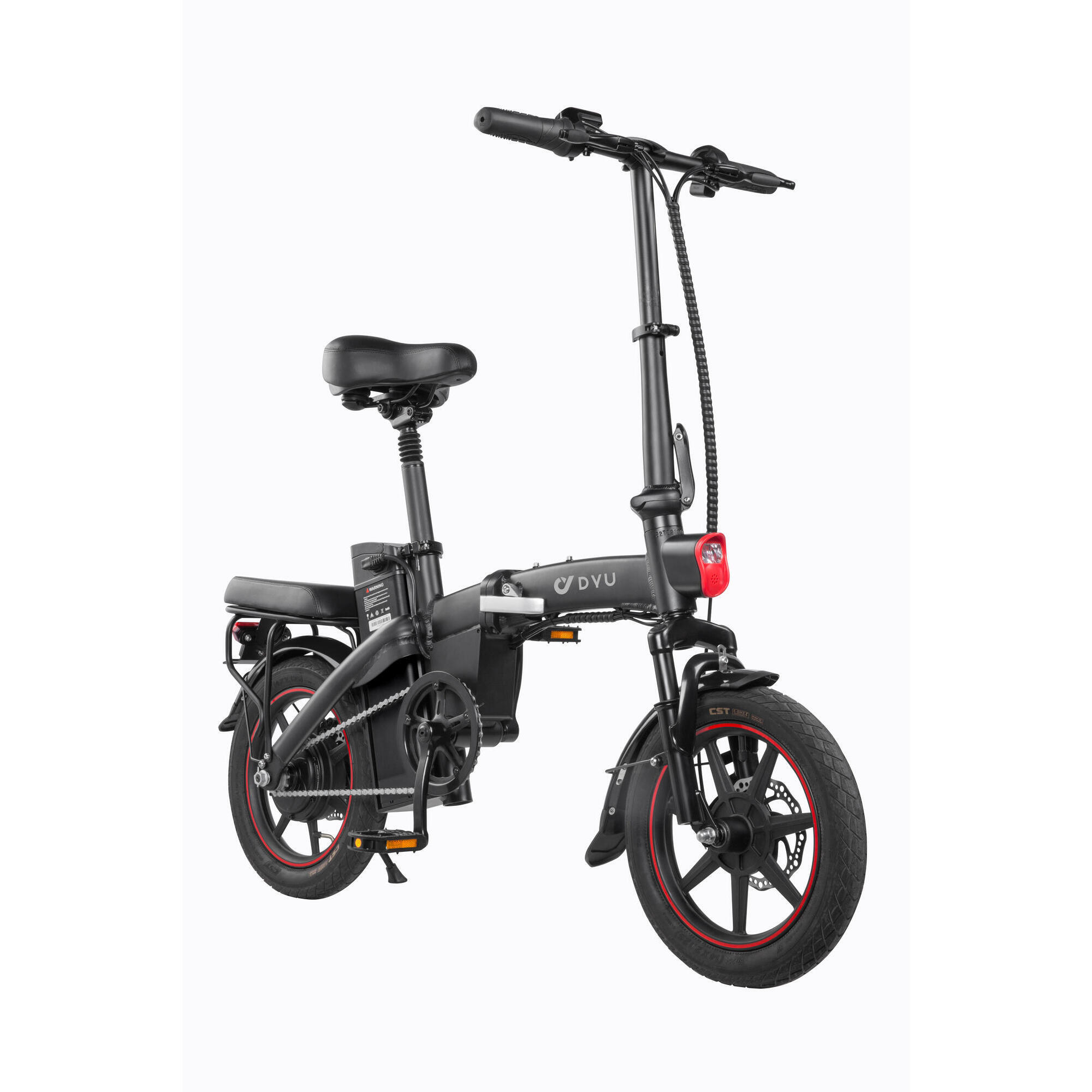 Dyu - Dyu A5 Vélo Électrique Pliable, Moteur De 250 Watts, Vitesse Maximale De 25 Km/h - Fatbike - Noir - Decathlon