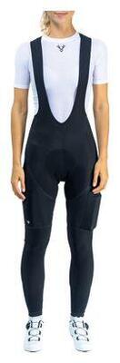 Lange Radhose für Frauen LeBram Glières Cargo Schwarz