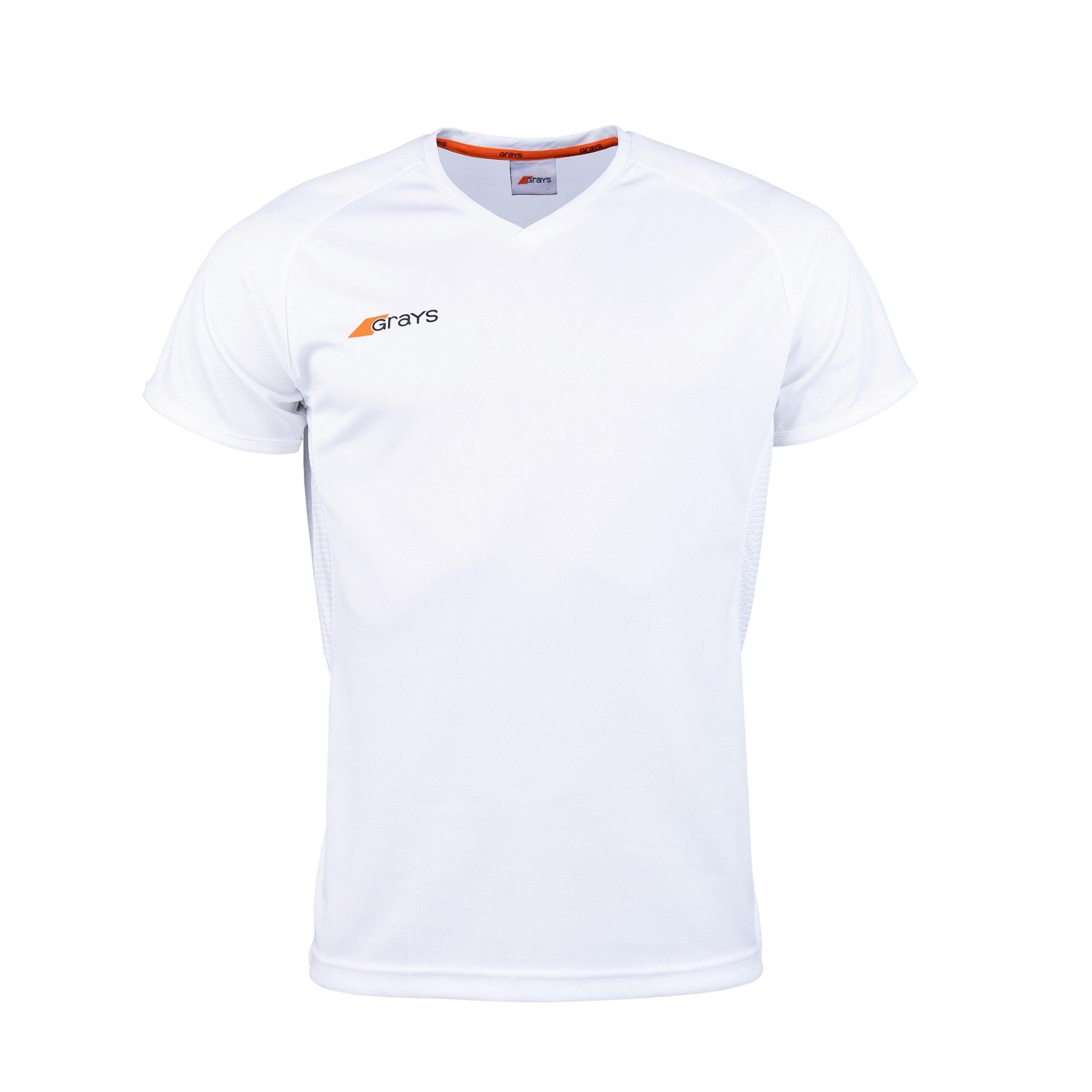 Grays - Maillot Enfant Grays Hockey Axis 650 - Maillot Manches Courtes - Blanc -  4 À 6 Ans - Decathlon