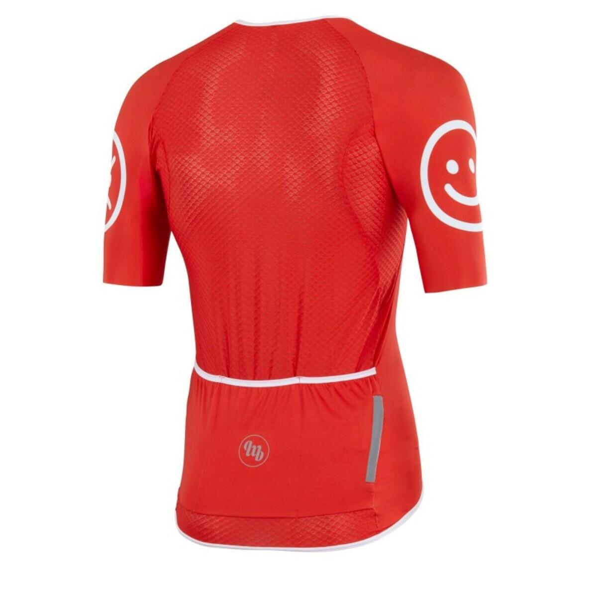 MB Wear Ultralight Smile Short Sleeve Jersey Rood 3/3