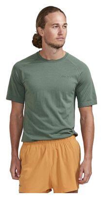 CRAFT Heren-trui Craft Core Dry Activre Comfort SS Khaki met korte mouwen