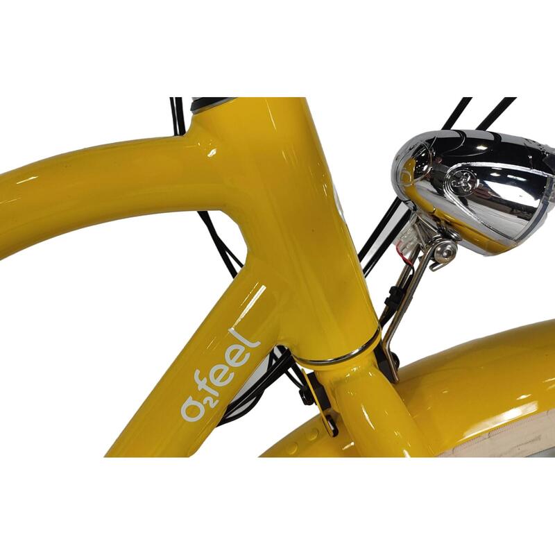 Vélo Beach cruiser électrique -  iPop City Boost 4.1 Jaune