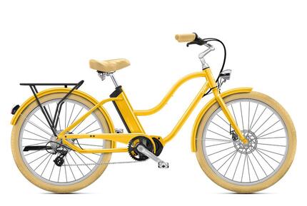 Vélo Beach cruiser électrique - iPop City Boost 4.1 Jaune