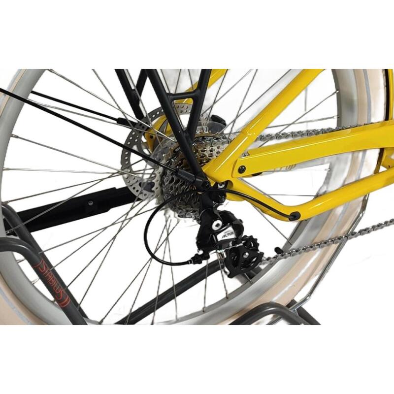 Vélo Beach cruiser électrique -  iPop City Boost 4.1 Jaune