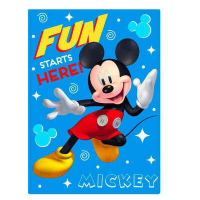 Coperta in pile per bambini Disney Mickey