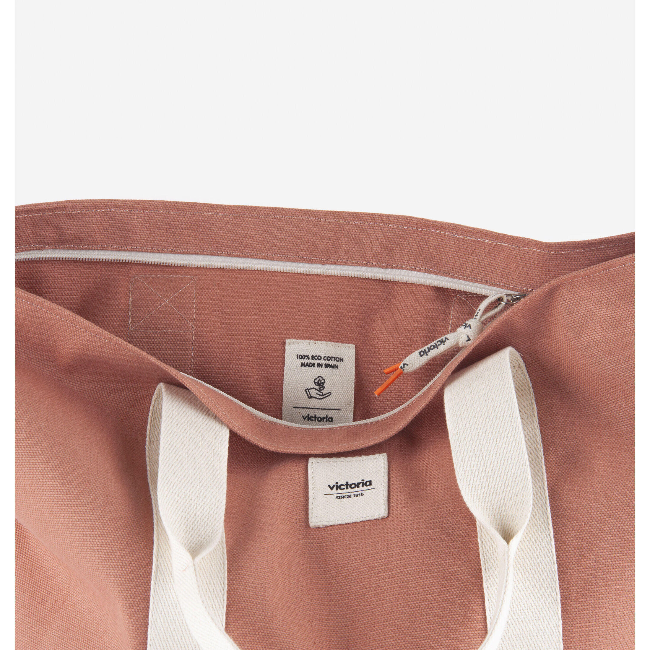 Sac cabas toile bio femme Victoria Shopping 4/4