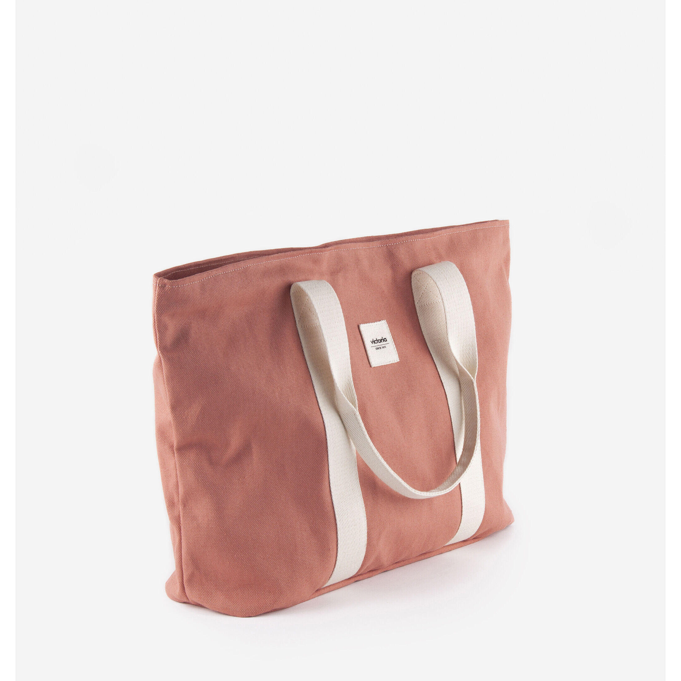 Sac cabas toile bio femme Victoria Shopping 3/4