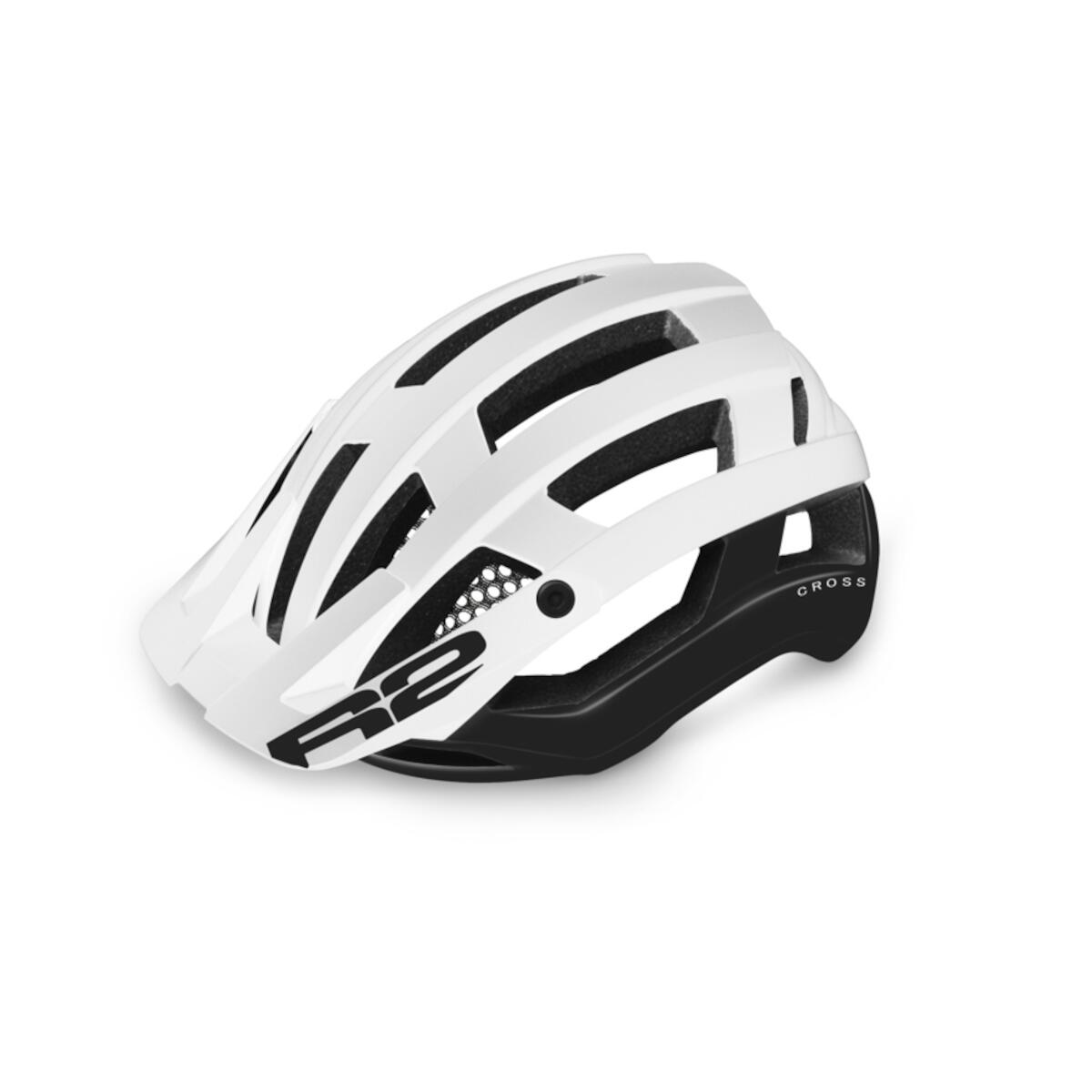 R2 Casco da bici Cross – Tecnologia in-mold full-wrap – Bianco