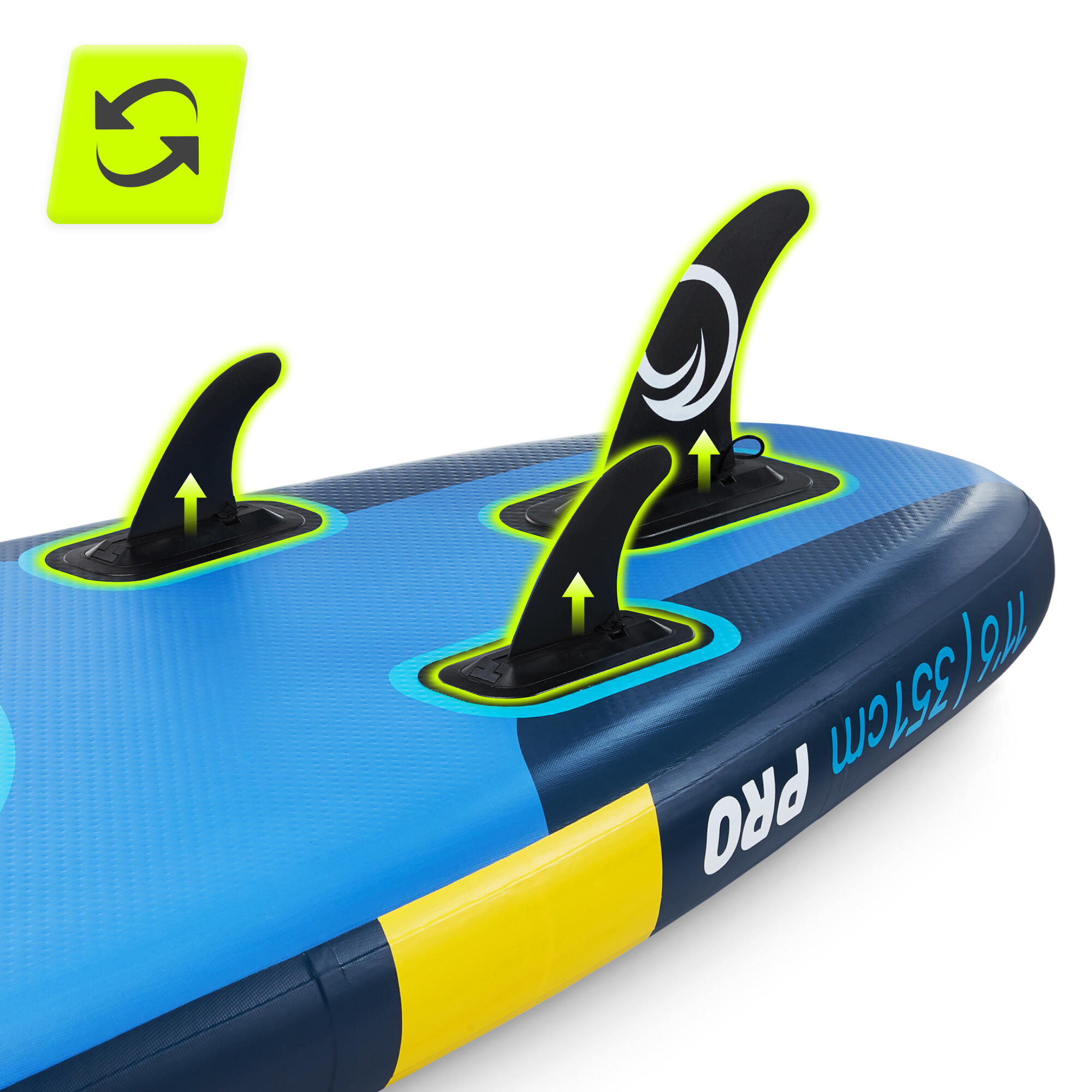 Tavola SUP gonfiabile allround unisex PRO multicolore TSUNAMI 4/7