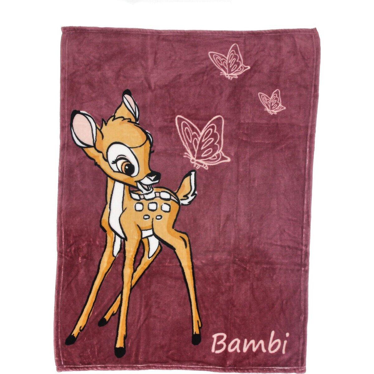 Disney - Couverture Enfant Disney Bambi - Plaid - Marron - Taille Unique - Decathlon