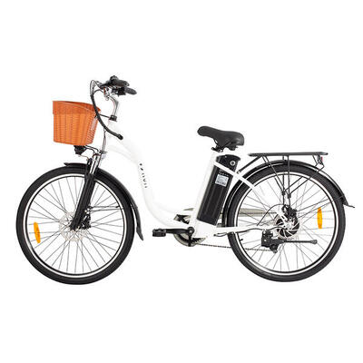 Dyu c6 elektrische fiets 36v 250w 26-inch 12,5ah schijfremmen