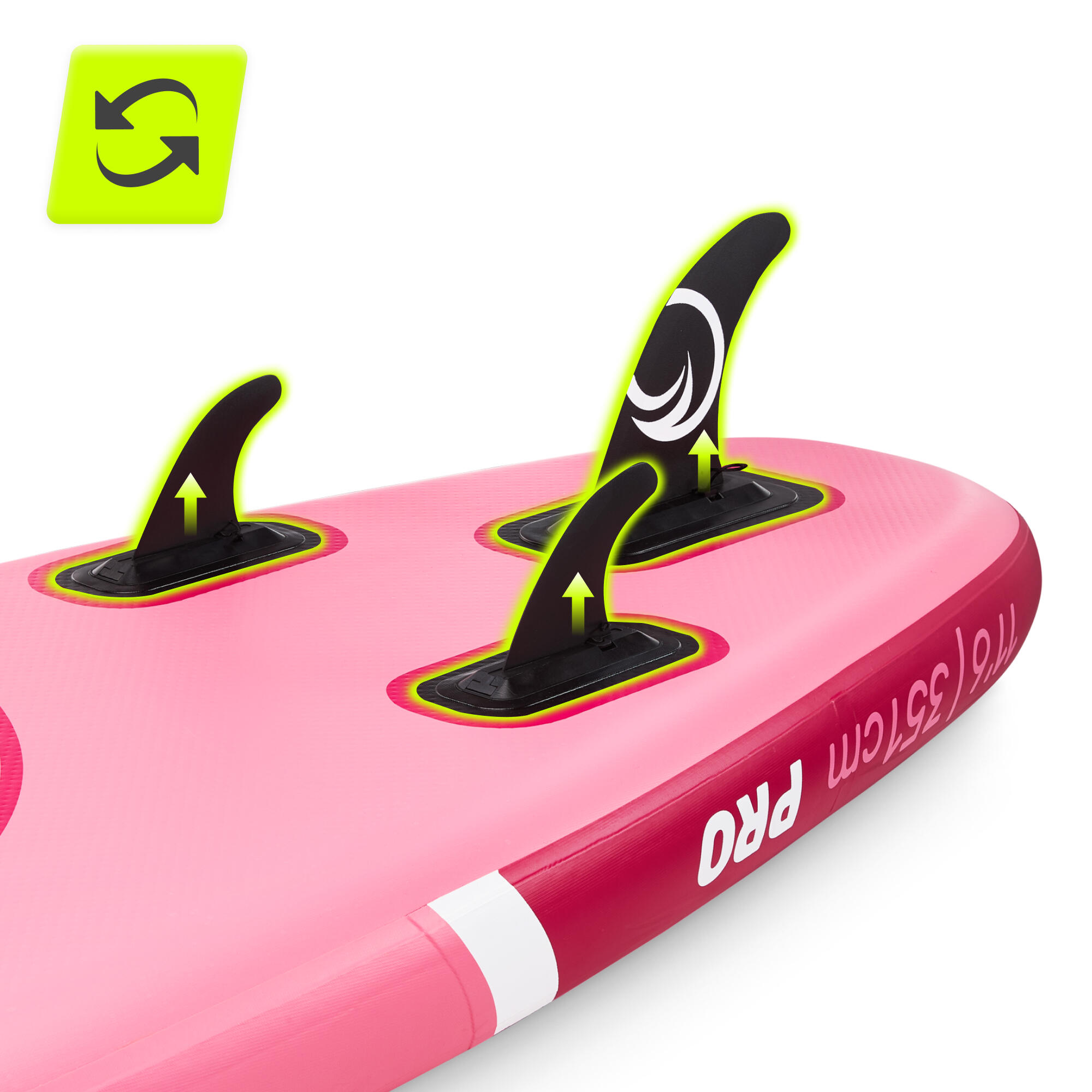 Deska SUP PRO stand up paddle pompowana do pływania all-round TSUNAMI T10 350 cm 4/7