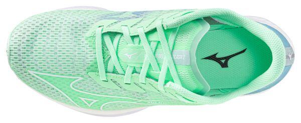 Chaussures Running Mizuno Wave Rebellion Flash 2 Vert Femme 3/7