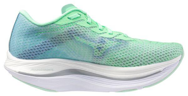 Chaussures Running Mizuno Wave Rebellion Flash 2 Vert Femme 2/7