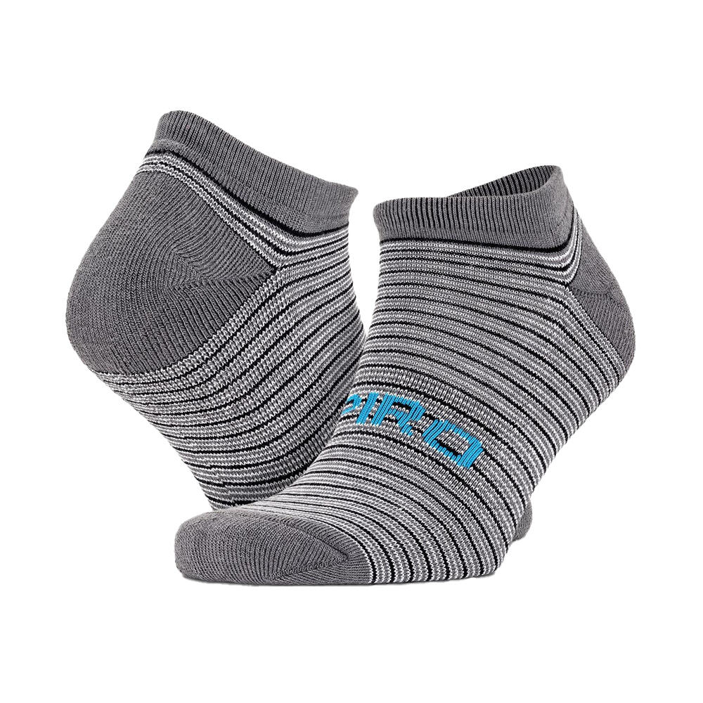 Unisex Adult Striped Socks (Pack of 3) (Grey/Blue/Black) 1/2