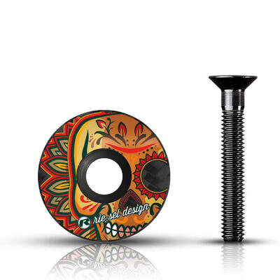 Capuchon riesel design top cap stem:cap