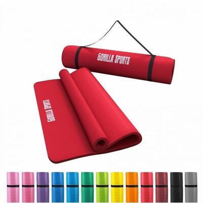 Yogamat deluxe (190 x 100 x 1.5 cm) - yoga mat - rood