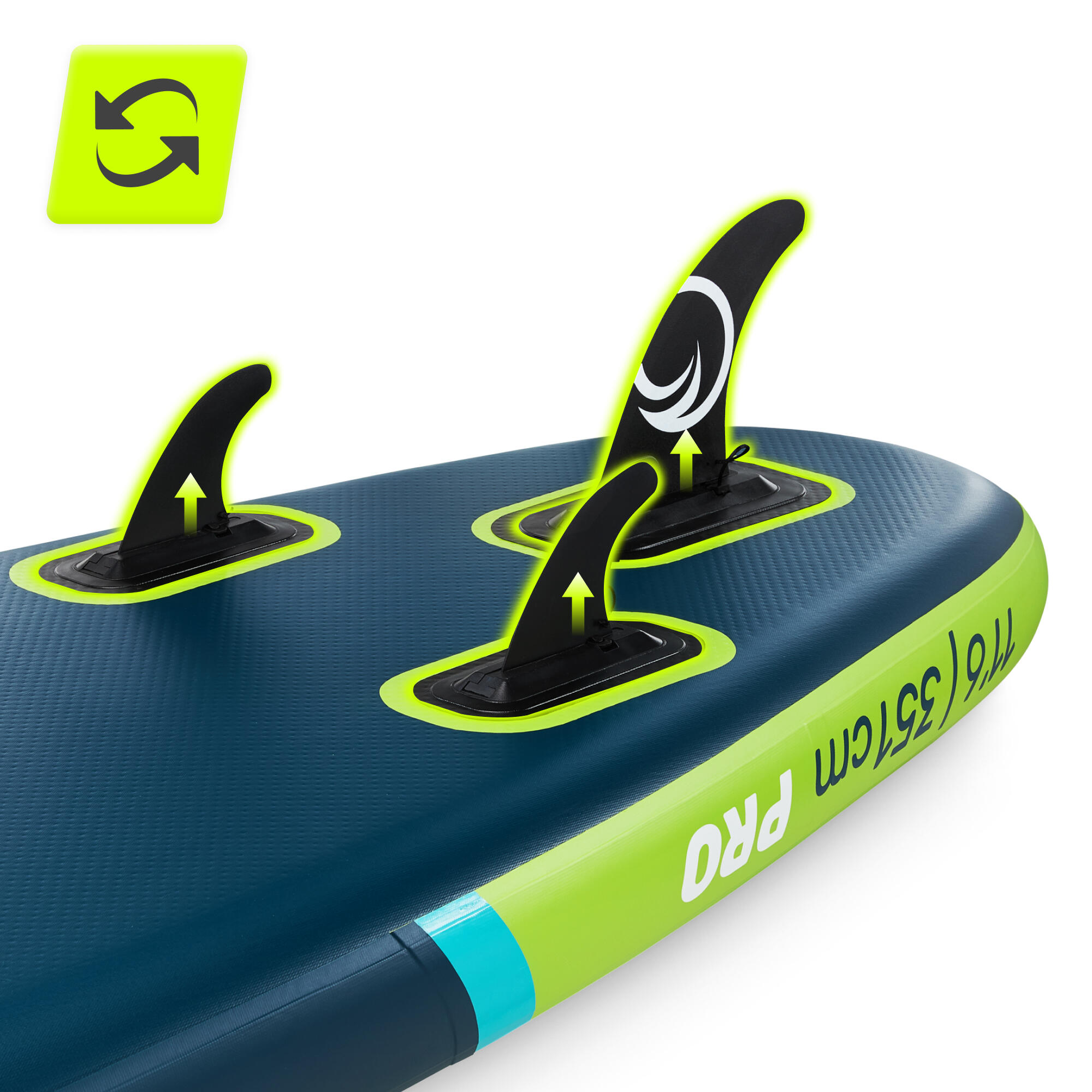 SUP Board Opblaasbaar Allround unisex PRO multicolor TSUNAMI 4/7