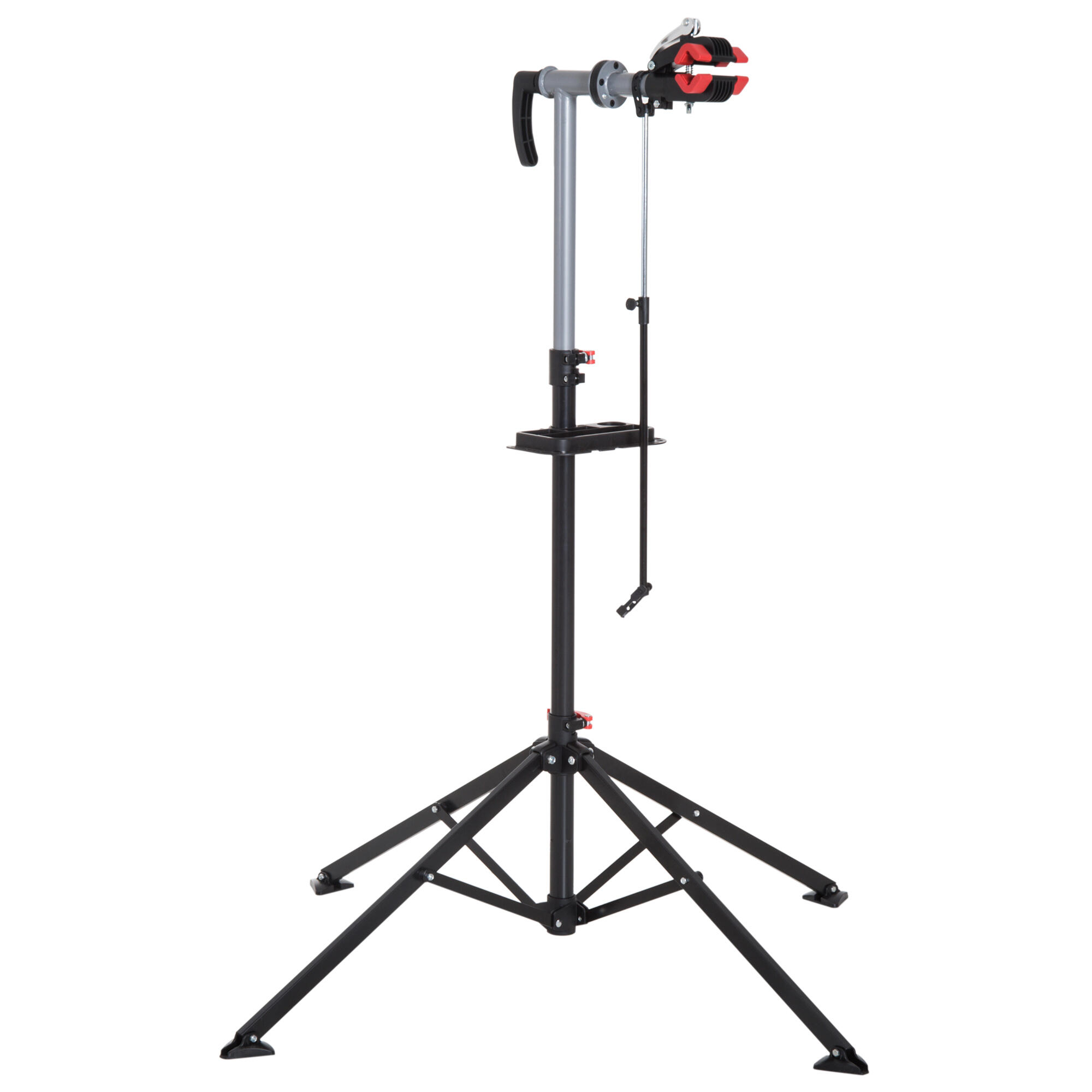 Suporte para Reparação de Bicicleta 100x100x190 cm Preto HOMCOM 2/4