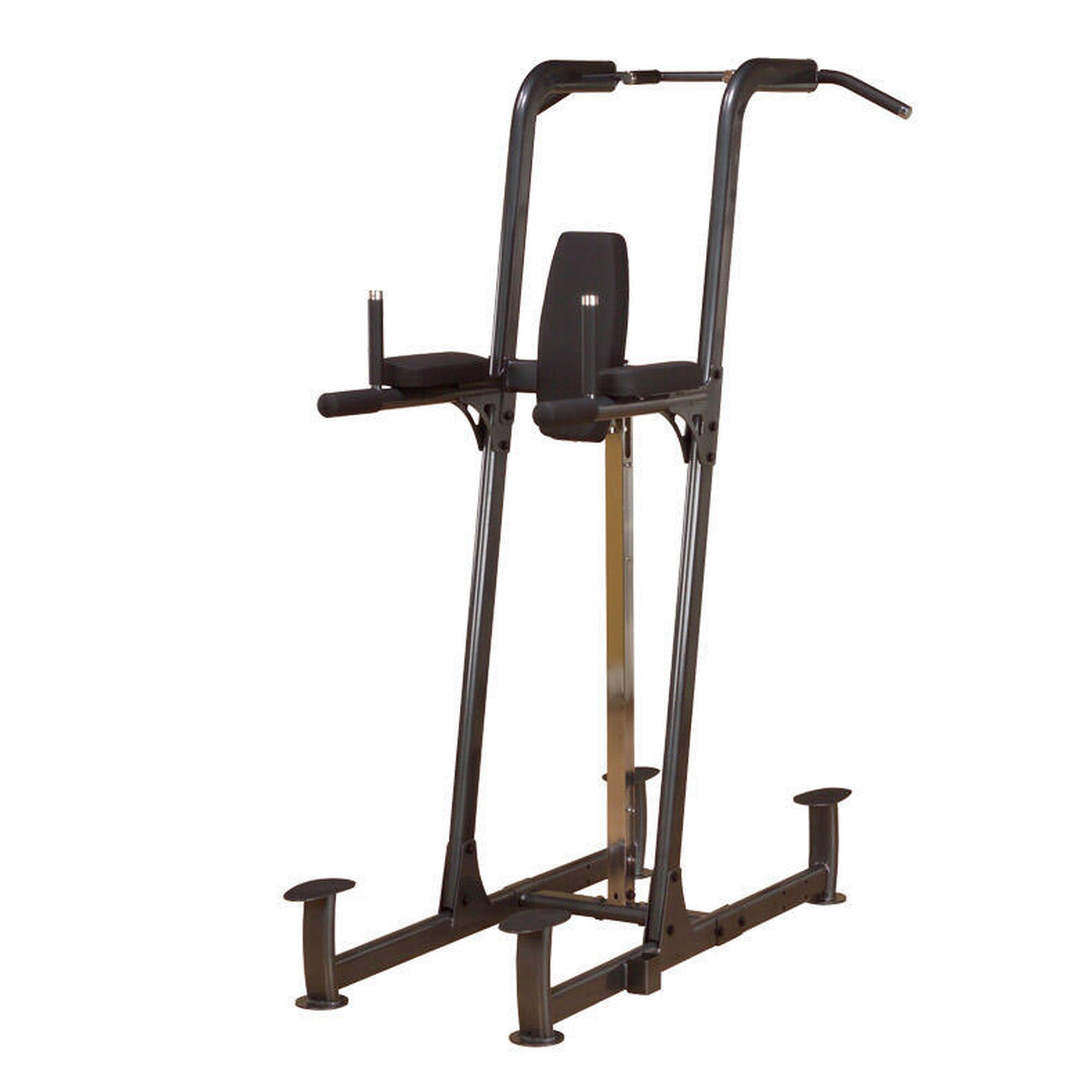 Body-solid - Chaise Romaine Fusion Vertical Knee Raise, Dip, Pull Up Fcd - Appareil Multifonction - Noir - Taille Unique - Decathlon