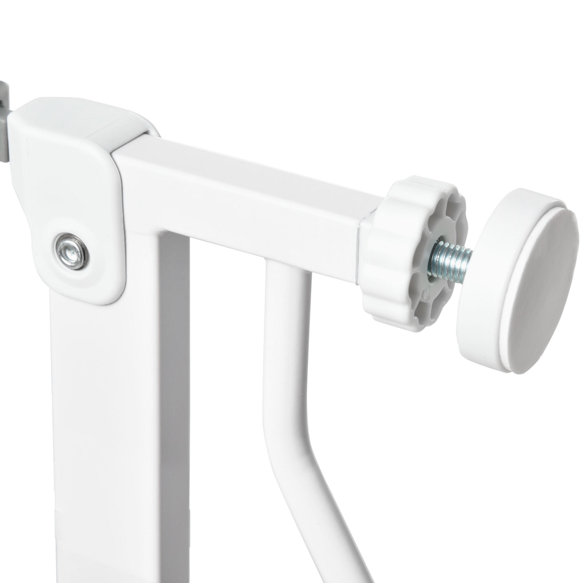 Barrera de Seguridad PawHut 145x3.8x76 cm Blanco 5/6