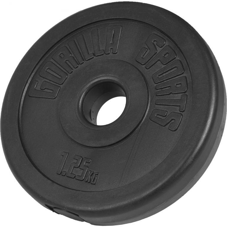 KIT HALTÈRES COURT DE 20KG AVEC DISQUES PLASTIQUE | MUSCULATION | 30MM/31MM 2