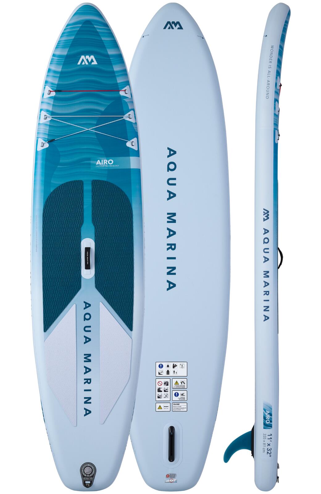 Aqua Marina Airo 11'0" Compact Lightweight Inflatable Sup Board 2/7