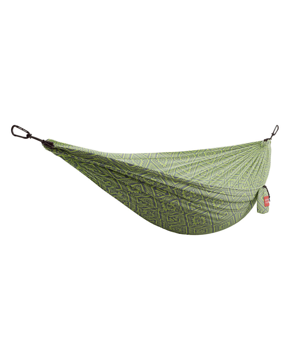 Hamak Grand Trunk Double Delux Print w/Straps Green Mamba 2/7