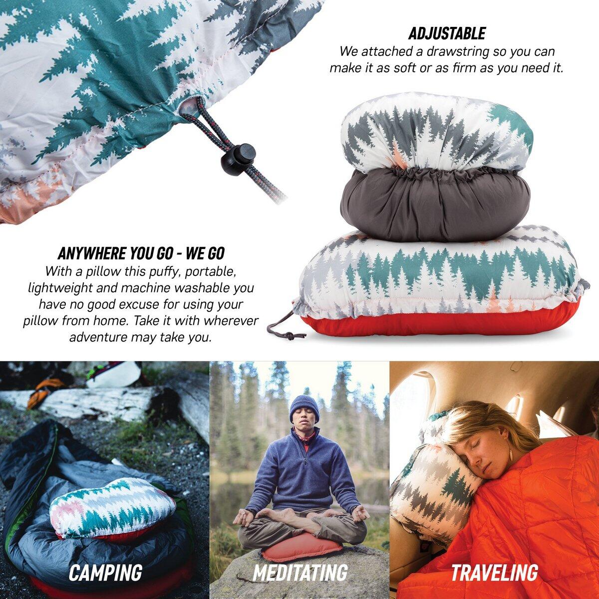 Poduszka Grand Trunk Adjustable Travel Pillow Peacock Green 2/6