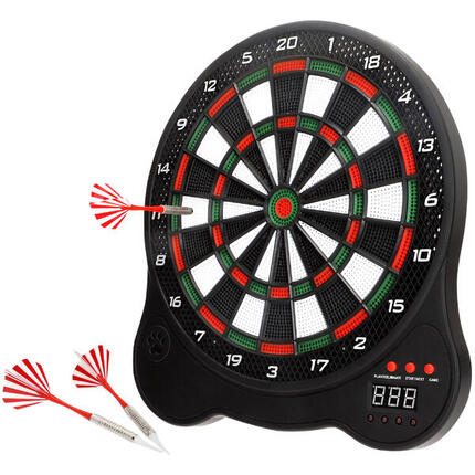 Jeu de fléchettes électronique avec écran, 29 jeux et 3 fléchettes Aktive