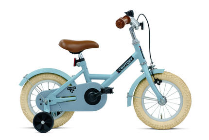 Nogan Dutchy Kinderfahrrad - 12 Zoll - Grün - Inklusive Stützräder