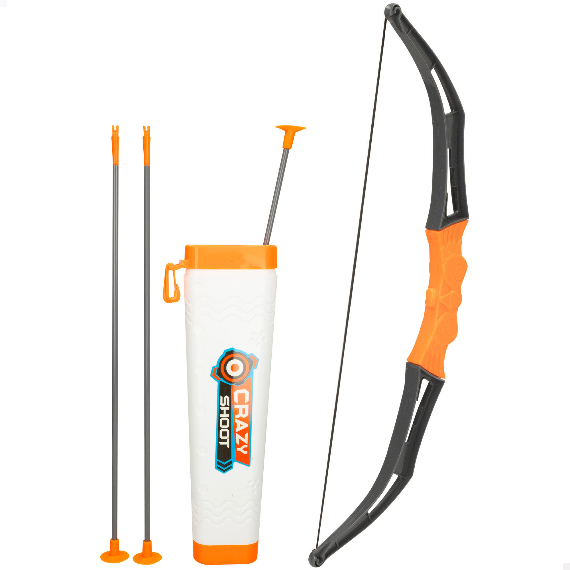 Kit de arco e flechas warriors 50 cm c/ aljava