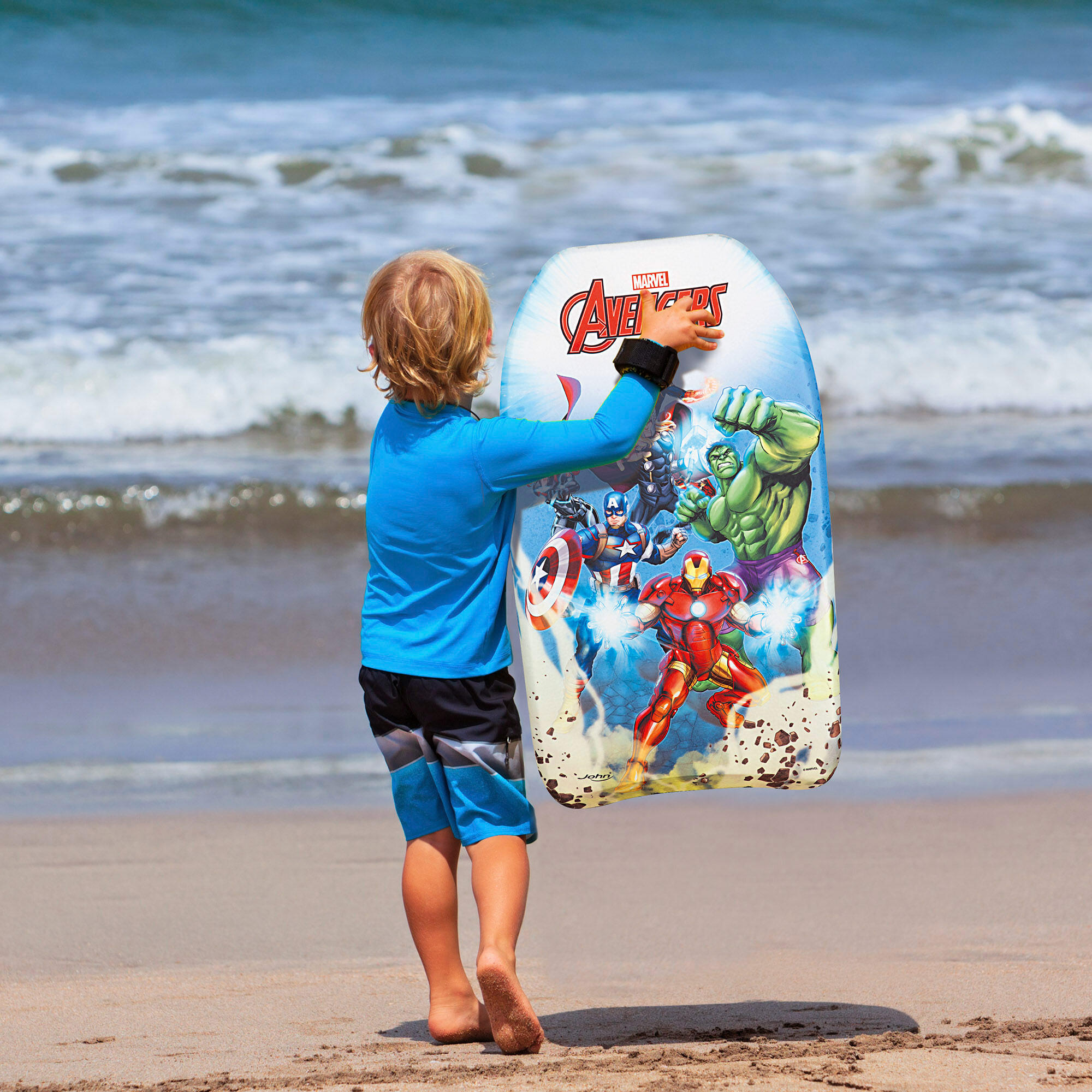 Marvel Avengers prancha de surf para crianças bodyboard super-heróis 2/7